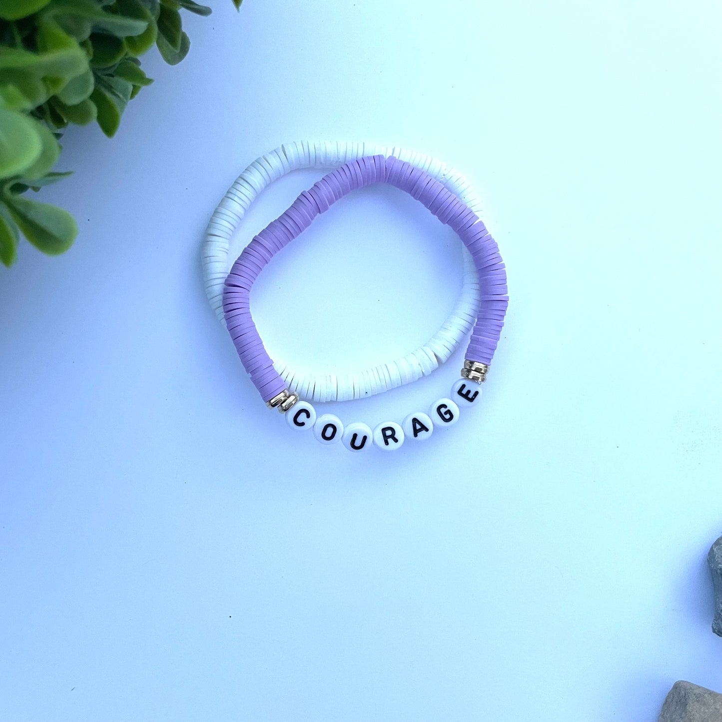 Courage beaded bracelet