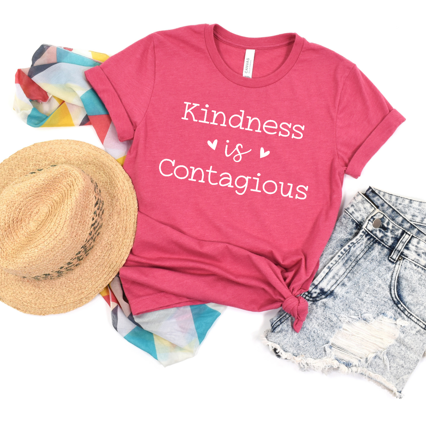 Kindness is contagious t-shirt